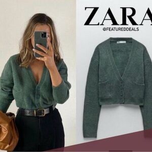 Zara Cropped Cardigan